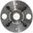 MPA Electrical WH513105 Wheel Bearing and Hub Assembly - Rear