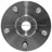 MPA Electrical WH513402 Wheel Bearing and Hub Assembly - Front
