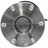 MPA Electrical WH515054 Wheel Bearing and Hub Assembly - Front
