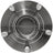MPA Electrical WH590107 Wheel Bearing and Hub Assembly - Rear