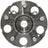 MPA Electrical WH590461 Wheel Bearing and Hub Assembly - Rear