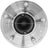 MPA Electrical WH590490 Wheel Bearing and Hub Assembly - Rear