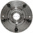 MPA Electrical WH930923 Wheel Bearing and Hub Assembly - Front