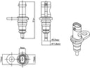 Nissens 207067 Engine Coolant Temperature Sensor - Front