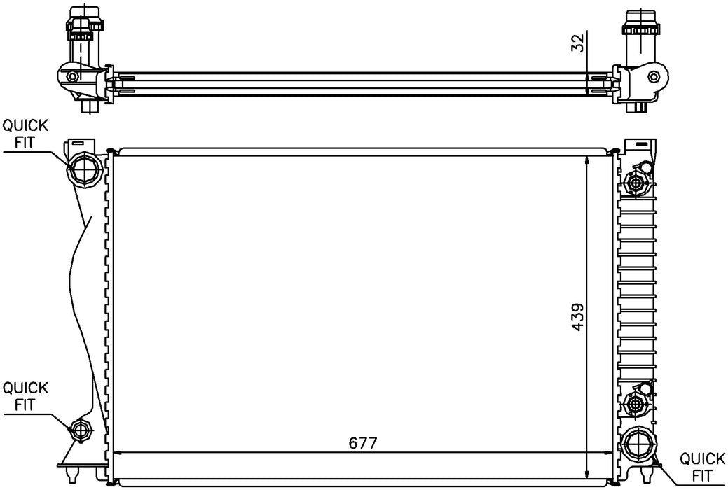 Nissens 60236A Radiator