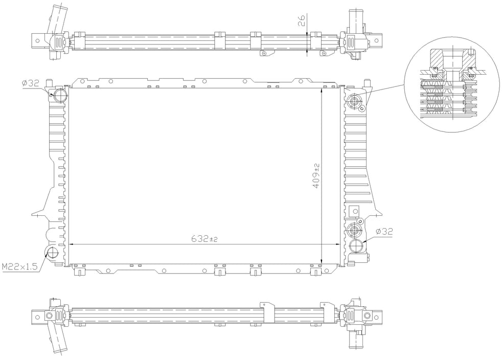 Nissens 60476 Radiator