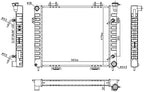 Nissens 609901 Radiator - Center