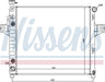 Nissens 61009 Radiator - Front