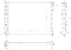 Nissens 61688 Radiator - Front