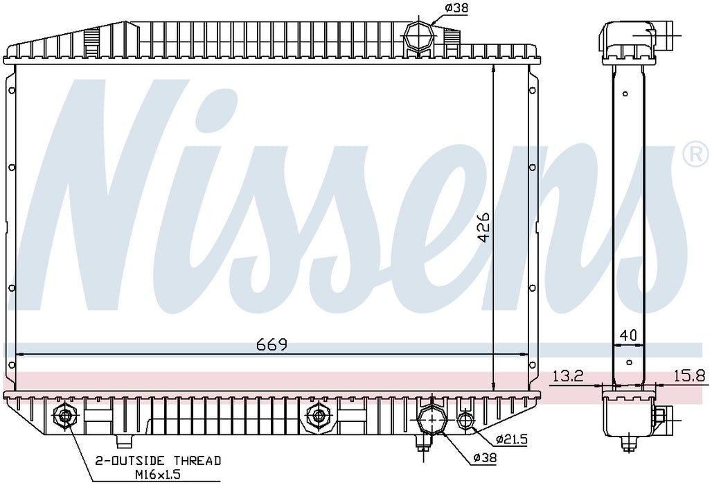 Nissens 62727A Radiator