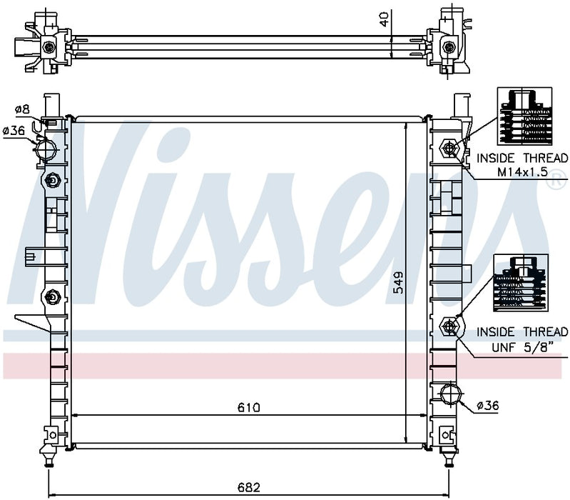Nissens 62788A Radiator