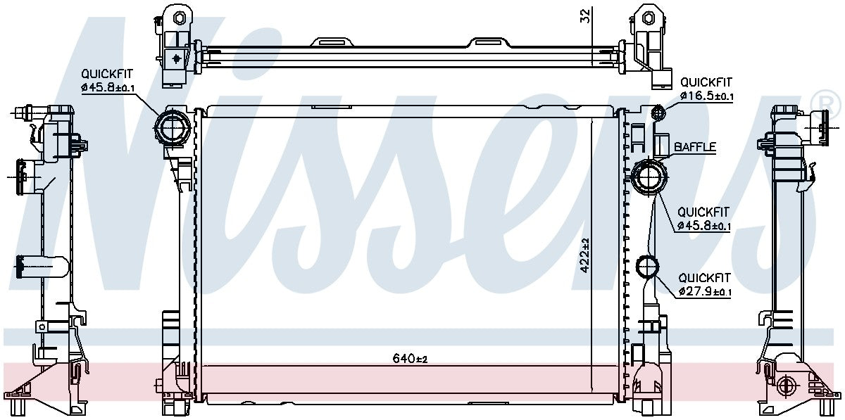Nissens 67167 Radiator