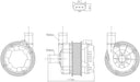 Nissens 831350 Engine Auxiliary Water Pump