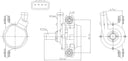 Nissens 831385 Engine Auxiliary Water Pump