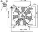 Nissens 85414 A/C Condenser Fan Assembly