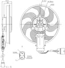 Nissens 85730 Engine Cooling Fan - Left