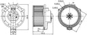 Nissens 87107 HVAC Blower Motor Assembly