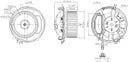 Nissens 87527 HVAC Blower Motor Assembly