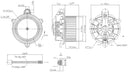 Nissens 87559 HVAC Blower Motor Assembly
