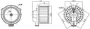 Nissens 87717 HVAC Blower Motor Assembly