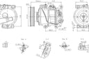 Nissens 890896 A/C Compressor
