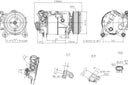 Nissens 891019 A/C Compressor