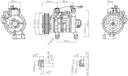 Nissens 891130 A/C Compressor
