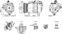 Nissens 891148 A/C Compressor