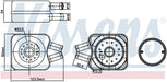 Nissens 90607 Engine Oil Cooler