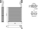 Nissens 92413 A/C Evaporator Core