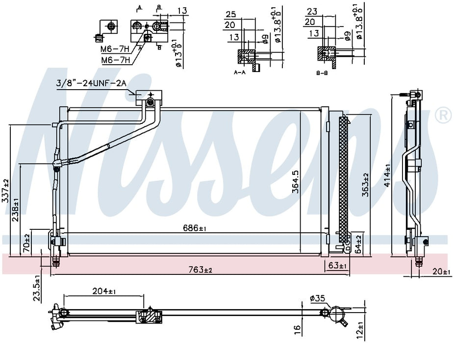 Nissens 940657 A/C Condenser