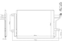 Nissens 940909 A/C Condenser and Receiver Drier Assembly