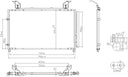 Nissens 940923 A/C Condenser