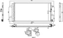 Nissens 941261 A/C Condenser