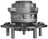NSK 64BWKH15 Wheel Bearing and Hub Assembly - Rear