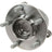 NSK 68BWKH19 Axle Bearing and Hub Assembly - Front