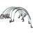 Denso 671-6073 Spark Plug Wire Set