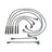 Denso 671-6173 Spark Plug Wire Set