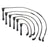 Denso 671-6294 Spark Plug Wire Set