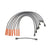 Denso 671-8118 Spark Plug Wire Set