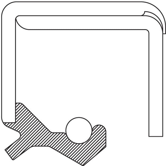 National 414045 Wheel Seal - Rear