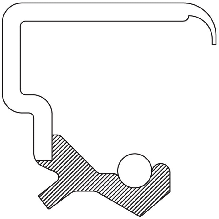 National 710067 Wheel Seal - Rear