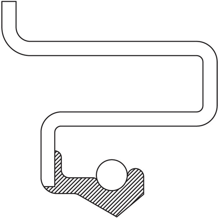 National 7607 Wheel Seal - Front Inner