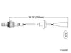 Walker 250-21027 Oxygen Sensor - Upstream