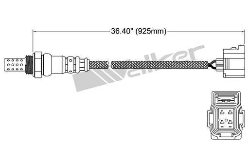 Walker 250-24857 Oxygen Sensor - Downstream Left or Downstream Right