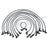 Walker 924-1422 Spark Plug Wire Set