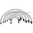 Walker 924-1481 Spark Plug Wire Set