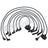 Walker 924-1646 Spark Plug Wire Set