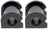 Mevotech GK201389 Suspension Stabilizer Bar Bushing Kit - Rear To Frame
