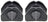 Mevotech GK80075 Suspension Stabilizer Bar Bushing Kit - Front To Frame